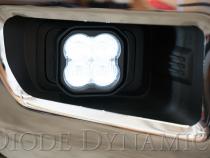 SS3 LED Fog Light Kit for 2017-2021 Ford Super Duty Yellow SAE Fog Pro w/ Backlight Diode Dynamics