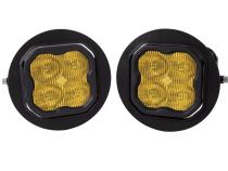 SS3 LED Fog Light Kit for 2008-2010 Dodge Viper Yellow SAE Fog Max w/ Backlight Diode Dynamics