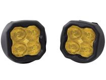 SS3 LED Fog Light Kit for 2015-2020 GMC Canyon Yellow SAE Fog Sport w/ Backlight Diode Dynamics