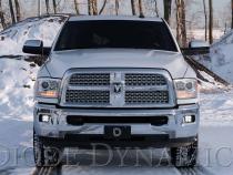 SS3 LED Fog Light Kit for 2010-2018 Ram 2500/3500 Yellow SAE Fog Sport w/ Backlight Diode Dynamics