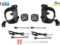 SS3 LED Fog Light Kit for 2019-2021 Ram 1500 Classic White SAE Fog Max w/ Backlight Diode Dynamics