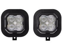 SS3 LED Fog Light Kit for 2011-2016 Ford Super Duty F-250/F-350 White SAE Fog Pro w/ Backlight Diode Dynamics