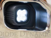 SS3 LED Fog Light Kit for 2011-2016 Ford Super Duty F-250/F-350 White SAE Fog Pro w/ Backlight Diode Dynamics