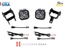 SS3 LED Fog Light Kit for 1999-2010 Ford Super Duty F-250/F-350 White SAE Fog Max w/ Backlight Diode Dynamics