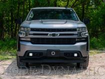 SS3 LED Fog Light Kit for 2019-2021 Chevrolet Silverado 1500 Yellow SAE Fog Max w/ Backlight Diode Dynamics