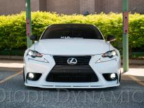 SS3 LED Fog Light Kit for 2012-2014 Lexus IS250C A/T Convertible, Yellow SAE Fog Pro with Backlight
