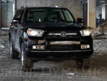 SS3 LED Fog Light Kit for 2010-2013 Toyota 4Runner, Yellow SAE Fog Pro with Backlight Diode Dynamics