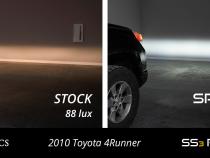 SS3 LED Fog Light Kit for 2010-2013 Toyota 4Runner, Yellow SAE Fog Pro with Backlight Diode Dynamics