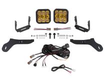 SS5 Bumper LED Pod Light Kit for 2017-2020 Ford Raptor Pro Yellow Combo Diode Dynamics