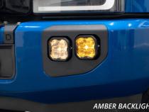 SS3 LED Fog Pocket Kit for 2020-2022 Ford Super Duty, White Pro Diode Dynamics