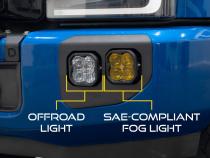 SS3 LED Fog Pocket Kit for 2020-2022 Ford Super Duty, White Pro Diode Dynamics