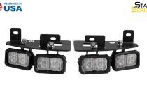 SSC2 LED Fog Pocket Kit for 2019-Present Ram, White Sport Diode Dynamics