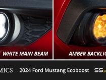 SS3 Add-On Fog Lamp Kit for 2024 Ford Mustang EcoBoost White Pro Diode Dynamics