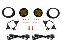 SS3 SAE/DOT Type TS Fog Light Kit Yellow (3000K) Pro (36 watts) Yellow SAE Fog Diode Dynamics