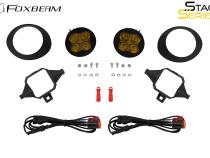 SS3 SAE/DOT Type TS Fog Light Kit Yellow (3000K) Pro (36 watts) Yellow SAE Fog Diode Dynamics