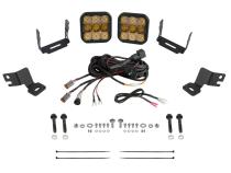 Stage Series A-Pillar Pod Kit for 2021-2024 Polaris RZR Trail, Yellow (3000K) SS5 Sport Sport Yellow Combo