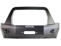Jeep JL Shorty Front Bumper For 18-Pres Wrangler JL Complete With Winch Plate Rigid Series Rock Slide Engineering