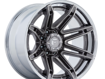 Aluminum Wheels 24X12 Brawl FC401AP 6 On 135 Platinum Silver Chrome Lip 87.1 Bore -44 Offset Fuel Off Road Wheels