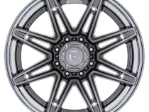 Aluminum Wheels 24X12 Brawl FC401AP 6 On 135 Platinum Silver Chrome Lip 87.1 Bore -44 Offset Fuel Off Road Wheels