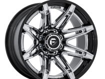 Aluminum Wheels 22X10 Brawl FC401PB 6 On 135 Chrome/Gloss Black Lip 87.1 Bore -18 Offset Fuel Off Road Wheels