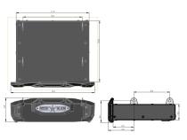 R-STEP 9 Inch Wide For 2017-2022 Ford Super Duty Bed Step Attachment Brackets Drivers Side Behind Rear Tire Rock Slide Engineering