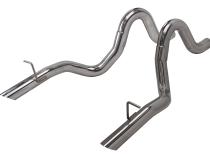 1986-1993 Mustang 3 Inch Tailpipe Exhaust Kit 304 Polished Stainless Steel Pypes Performance Exhaust
