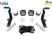 Stage Series 2in LED Ditch Light Kit for 2017-2020 Ford Raptor, Sport Yellow Combo Diode Dynamics
