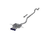 2024-up Acura Integra Type-S 2.0L 3 Inch Cat-Back Exhaust System, Armor Pro T304 Stainless Steel Triple Center Outlet with Burnt End Tips, Active Exhaust, MBRP