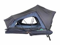 XD Sherpa Solo - Soft Sided Roof Top Tent, 1 Person, Grey Body and Black Rainfly Overland Vehicle Systems
