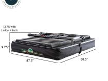 XD Sherpa Solo - Soft Sided Roof Top Tent, 1 Person, Grey Body and Black Rainfly Overland Vehicle Systems