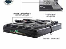 XD Sherpa Solo - Soft Sided Roof Top Tent, 1 Person, Grey Body and Black Rainfly Overland Vehicle Systems