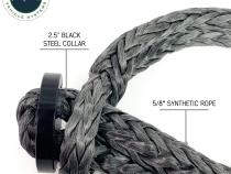 Shop Overland Vehicle Systems 7/16 Inch Soft Shackle With Collar Overland Vehicle Systems
