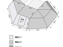 XD Nomadic 270 - Awning Wall 1 W/Black Out, Passenger Side, Black Body, Black Trim W/Storage Bag Overland Vehicle Systems