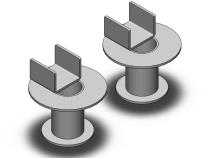 Jeep Wrangler 5 Inch Stretch Rear Upper Spring Post W/Spring Retainer 1997-2006 TJ/LJ Clayton Off Road