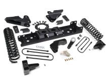 19-24 RAM 3500 6.5 Inch Radius Arm Bracket 5 Inch Rear Block With Overload Diesel 8-Bolt T-Case Fox Adventure Shocks Zone Offroad
