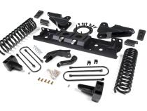 19-24 RAM 3500 6.5 Inch Radius Arm Bracket 5 Inch Rear Block With Overload Diesel 8-Bolt T-Case Fox Adventure Shocks Zone Offroad