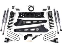 19-24 RAM 3500 6.5 Inch Radius Arm 5 Inch Rear Block Without Overload Diesel 6-Bolt T-Case Fox Adventure Shocks Zone Offroad