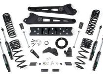 19-24 RAM 2500 6.5 Inch Radius Arm 4.5 Inch Rear Coils Diesel 6-Bolt T-Case Fox Adventure Shocks Zone Offroad