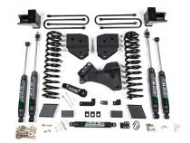 17-19 Ford F-250/350 Super Duty 4 Inch Lift Kit 2 Inch Rear Block Gas 3 Leaf Main Fox Adventure Shocks Adventure Series Shocks Zone Offroad